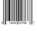 Barcode Image for UPC code 013200007687