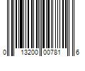 Barcode Image for UPC code 013200007816. Product Name: 