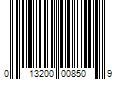 Barcode Image for UPC code 013200008509