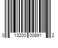 Barcode Image for UPC code 013200008912