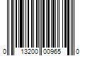 Barcode Image for UPC code 013200009650