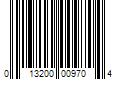 Barcode Image for UPC code 013200009704