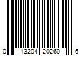 Barcode Image for UPC code 013204202606