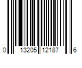 Barcode Image for UPC code 013205121876