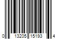 Barcode Image for UPC code 013205151934