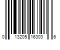 Barcode Image for UPC code 013205163036