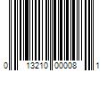 Barcode Image for UPC code 013210000081. Product Name: 