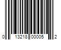 Barcode Image for UPC code 013218000052