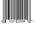 Barcode Image for UPC code 013221222557