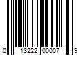 Barcode Image for UPC code 013222000079