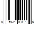 Barcode Image for UPC code 013223000078