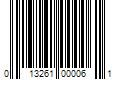 Barcode Image for UPC code 013261000061