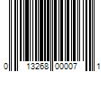 Barcode Image for UPC code 013268000071