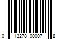 Barcode Image for UPC code 013278000078