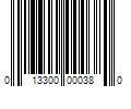 Barcode Image for UPC code 013300000380