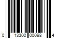 Barcode Image for UPC code 013300000984