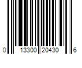 Barcode Image for UPC code 013300204306