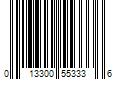 Barcode Image for UPC code 013300553336