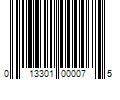 Barcode Image for UPC code 013301000075