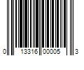 Barcode Image for UPC code 013316000053