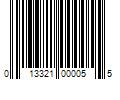 Barcode Image for UPC code 013321000055