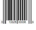 Barcode Image for UPC code 013325000068