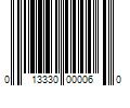 Barcode Image for UPC code 013330000060