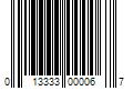 Barcode Image for UPC code 013333000067