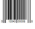 Barcode Image for UPC code 013343000088