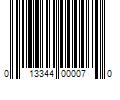 Barcode Image for UPC code 013344000070