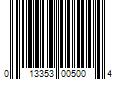 Barcode Image for UPC code 013353005004