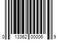 Barcode Image for UPC code 013362000069