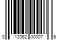 Barcode Image for UPC code 013362000076