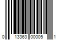 Barcode Image for UPC code 013363000051