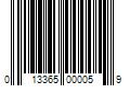 Barcode Image for UPC code 013365000059