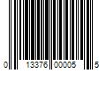 Barcode Image for UPC code 013376000055