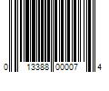 Barcode Image for UPC code 013388000074