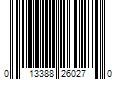 Barcode Image for UPC code 013388260270