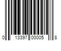 Barcode Image for UPC code 013397000058