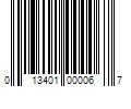 Barcode Image for UPC code 013401000067