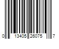 Barcode Image for UPC code 013405260757