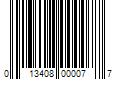 Barcode Image for UPC code 013408000077