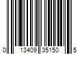 Barcode Image for UPC code 013409351505