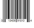 Barcode Image for UPC code 013409918104