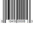 Barcode Image for UPC code 013415000053