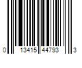 Barcode Image for UPC code 013415447933