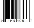 Barcode Image for UPC code 013415447957