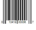 Barcode Image for UPC code 013418000067