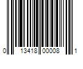 Barcode Image for UPC code 013418000081