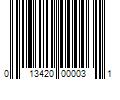 Barcode Image for UPC code 013420000031